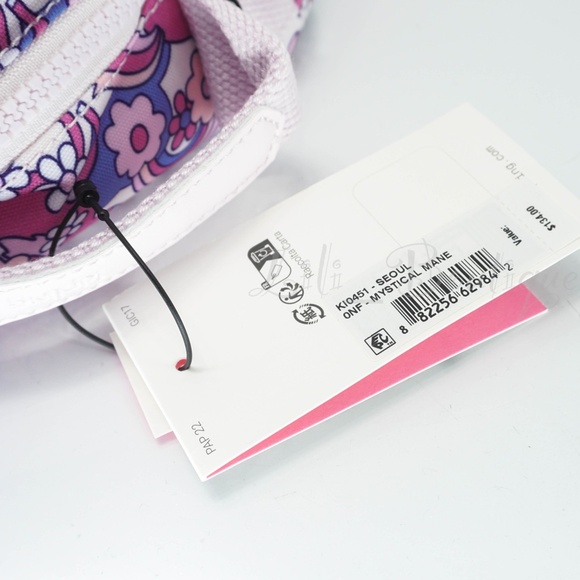 Kipling Seoul Backpack Laptop Travel Bag KI0451 Polyester Mystical Mane NWT $134 - Picture 13 of 13